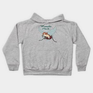 Punimals - Mosquito Hawk (Text) Kids Hoodie